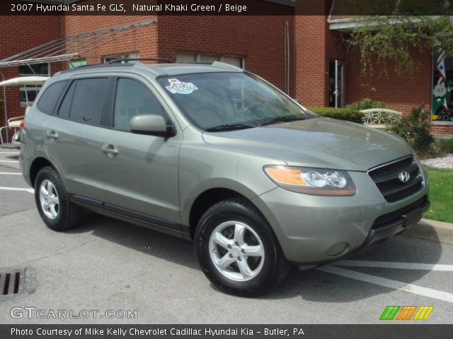 2007 Hyundai Santa Fe GLS in Natural Khaki Green