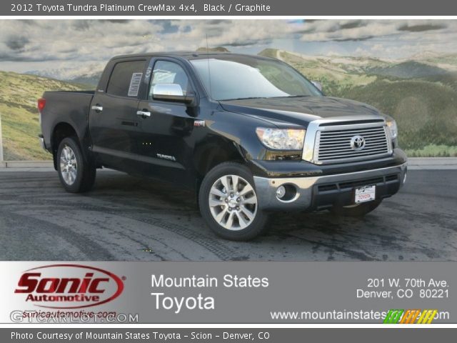2012 Toyota Tundra Platinum CrewMax 4x4 in Black