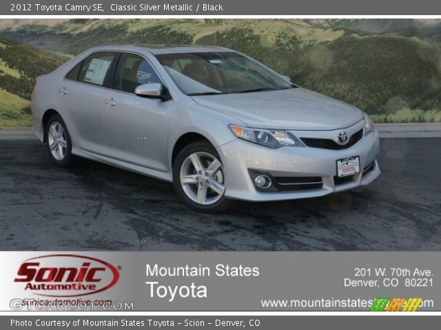 2012 Toyota Camry SE in Classic Silver Metallic