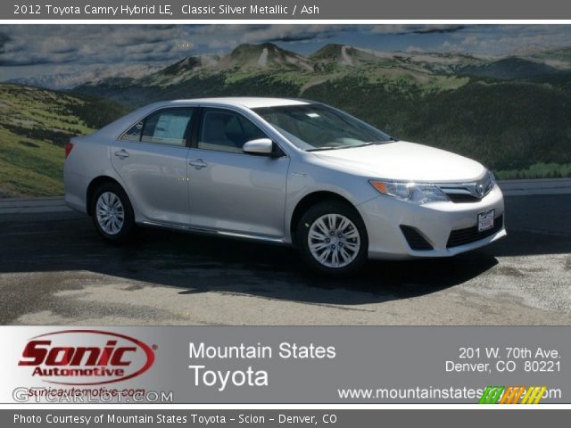 2012 Toyota Camry Hybrid LE in Classic Silver Metallic