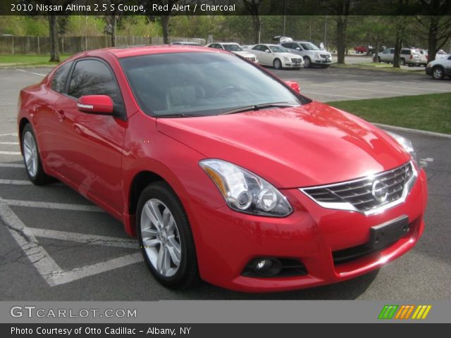 2010 Nissan Altima 2.5 S Coupe in Red Alert