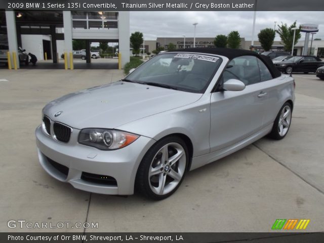 2009 BMW 1 Series 135i Convertible in Titanium Silver Metallic