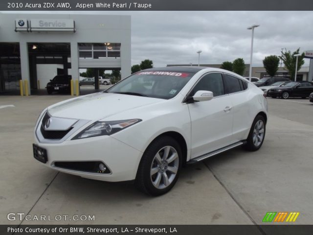 2010 Acura ZDX AWD in Aspen White Pearl