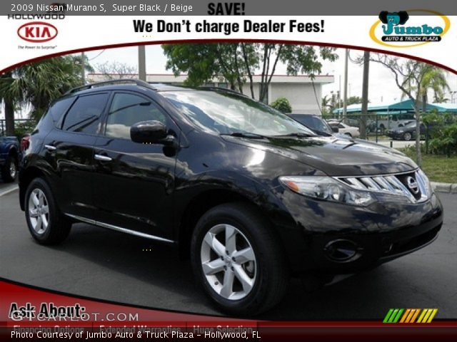 2009 Nissan Murano S in Super Black