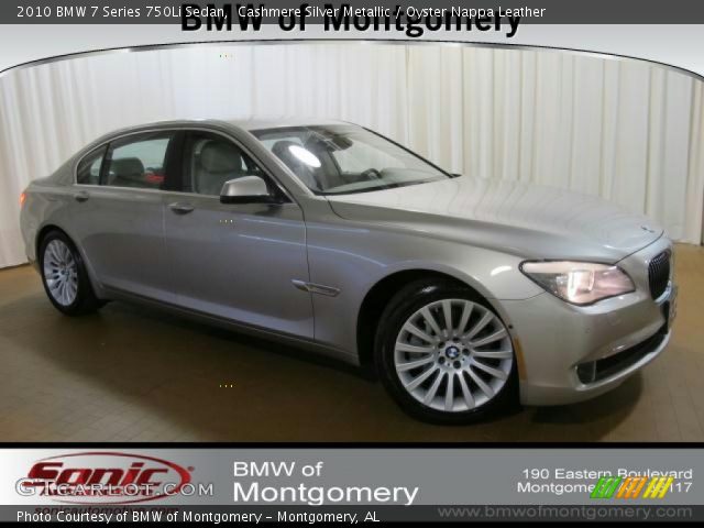 Cashmere silver bmw 7 series