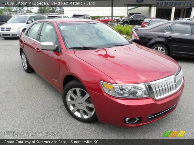 2009 Lincoln MKZ Sedan in Vivid Red Metallic