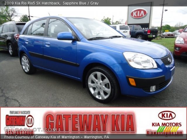 2009 Kia Rio Rio5 SX Hatchback in Sapphire Blue