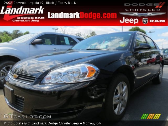 2008 Chevrolet Impala LS in Black