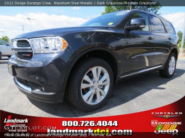 2012 Dodge Durango Crew in Maximum Steel Metallic