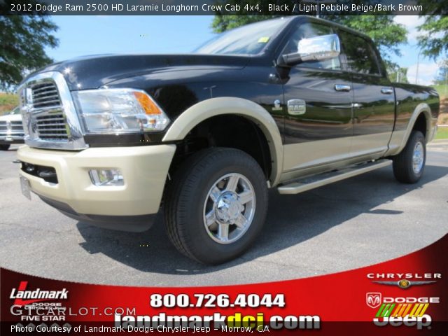 2012 Dodge Ram 2500 HD Laramie Longhorn Crew Cab 4x4 in Black