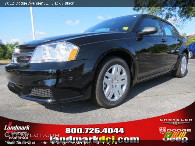 2012 Dodge Avenger SE in Black