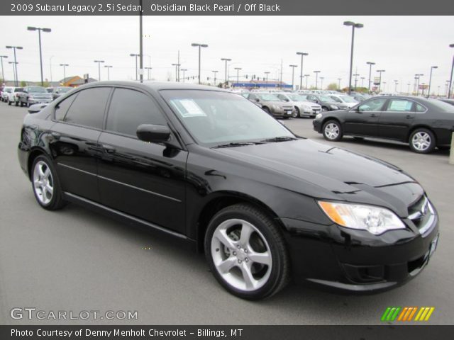 2009 Subaru Legacy 2.5i Sedan in Obsidian Black Pearl