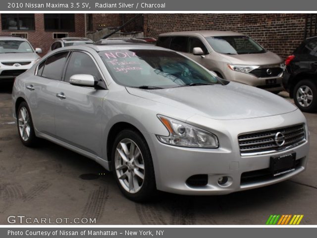 2010 Nissan Maxima 3.5 SV in Radiant Silver