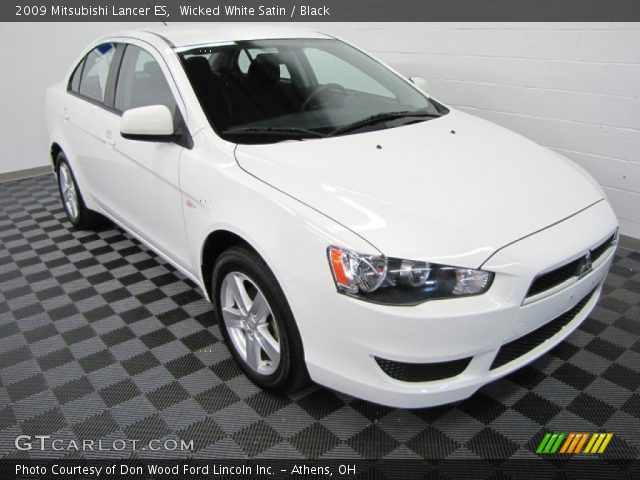 2009 Mitsubishi Lancer ES in Wicked White Satin