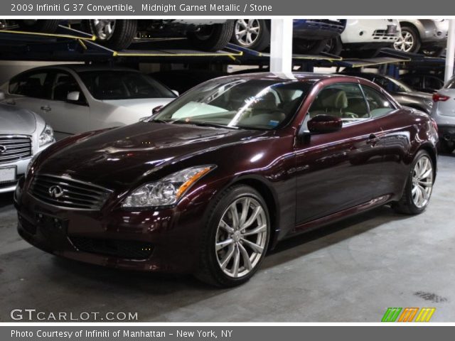 2009 Infiniti G 37 Convertible in Midnight Garnet Metallic