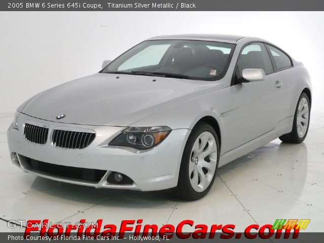 2005 BMW 6 Series 645i Coupe in Titanium Silver Metallic