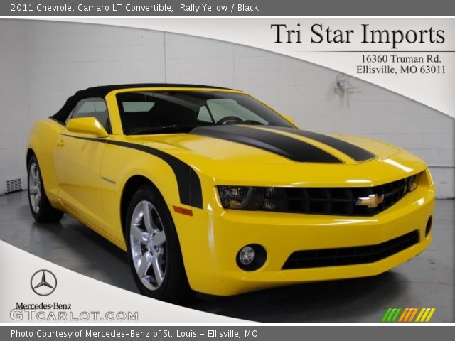 2011 Chevrolet Camaro LT Convertible in Rally Yellow