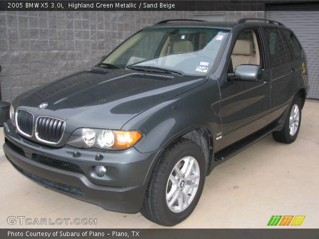 2005 BMW X5 3.0i in Highland Green Metallic