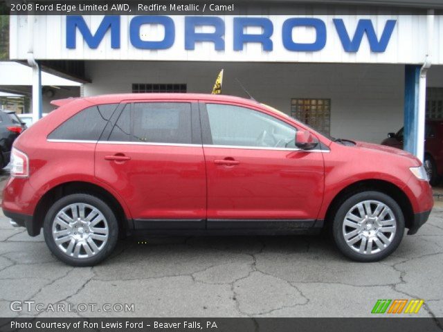 2008 Ford Edge Limited AWD in Redfire Metallic