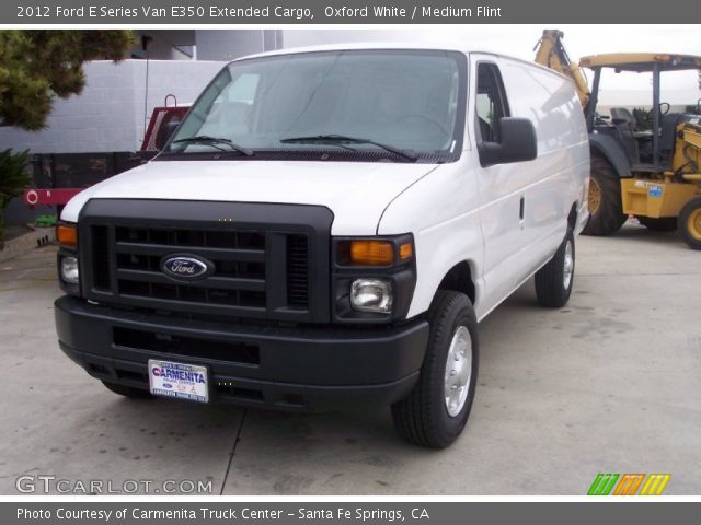2012 Ford E Series Van E350 Extended Cargo in Oxford White