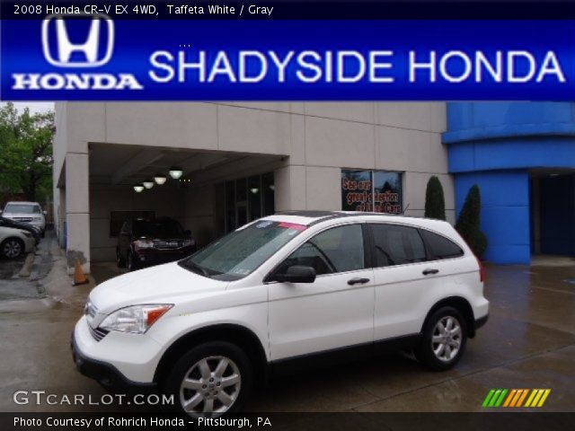 2008 Honda CR-V EX 4WD in Taffeta White