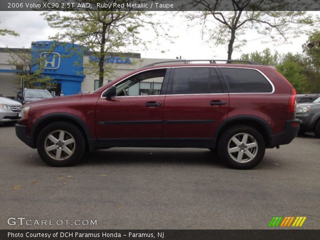 2006 Volvo XC90 2.5T AWD in Ruby Red Metallic