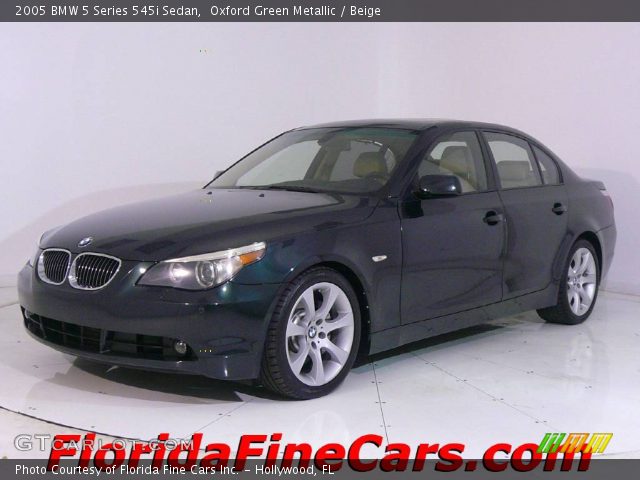 2005 BMW 5 Series 545i Sedan in Oxford Green Metallic