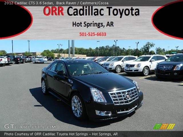 2012 Cadillac CTS 3.6 Sedan in Black Raven