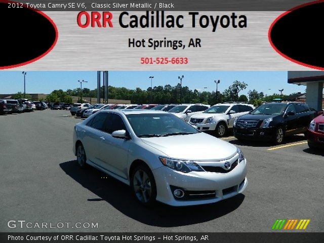 2012 Toyota Camry SE V6 in Classic Silver Metallic