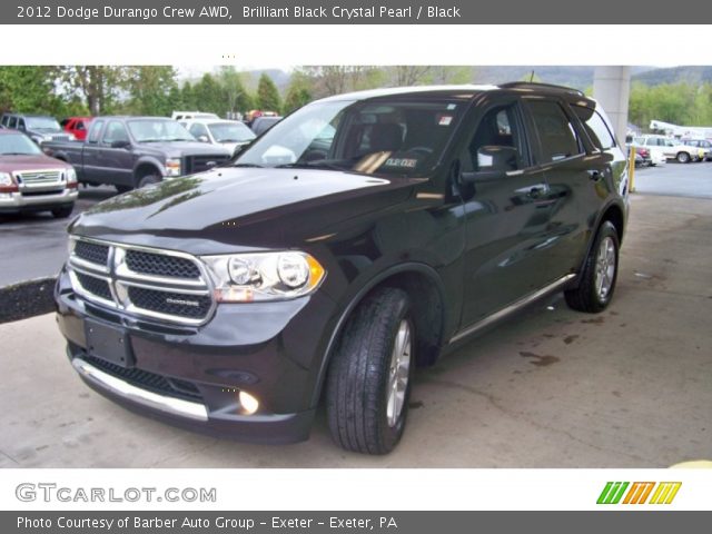2012 Dodge Durango Crew AWD in Brilliant Black Crystal Pearl