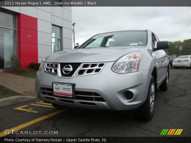 2011 Nissan Rogue S AWD in Silver Ice Metallic