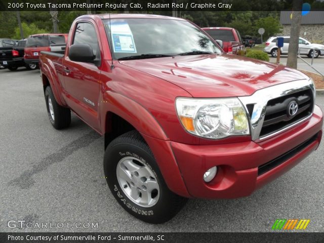 2006 Toyota Tacoma PreRunner Regular Cab in Radiant Red