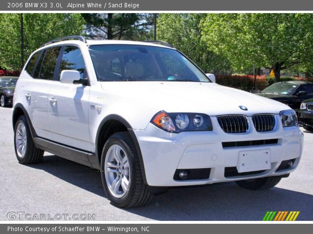 2006 BMW X3 3.0i in Alpine White