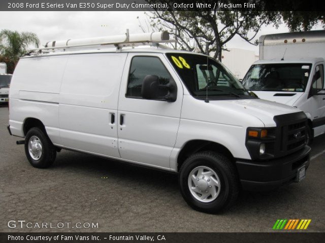 2008 Ford E Series Van E350 Super Duty Commericial in Oxford White