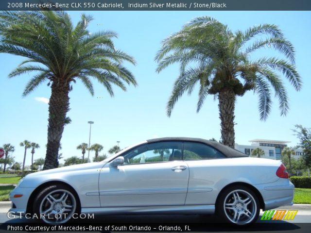 2008 Mercedes-Benz CLK 550 Cabriolet in Iridium Silver Metallic