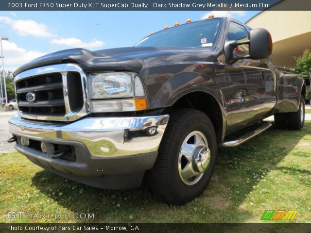 2003 Ford F350 Super Duty XLT SuperCab Dually in Dark Shadow Grey Metallic