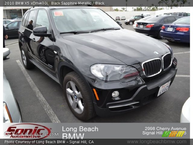2010 BMW X5 xDrive30i in Black Sapphire Metallic
