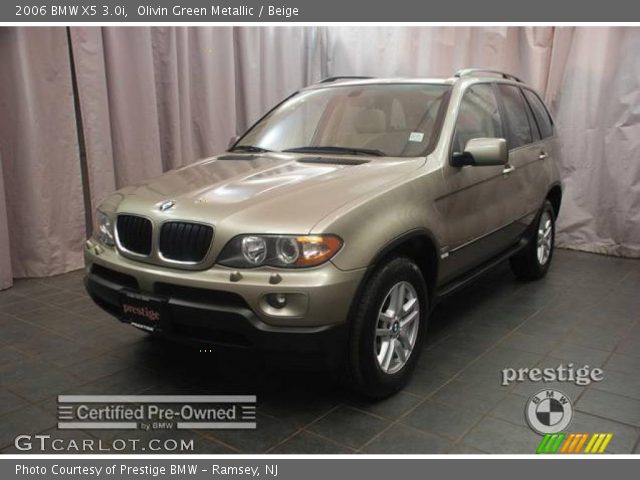 2006 BMW X5 3.0i in Olivin Green Metallic