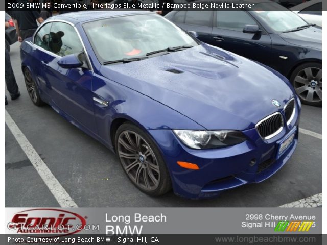 2009 BMW M3 Convertible in Interlagos Blue Metallic