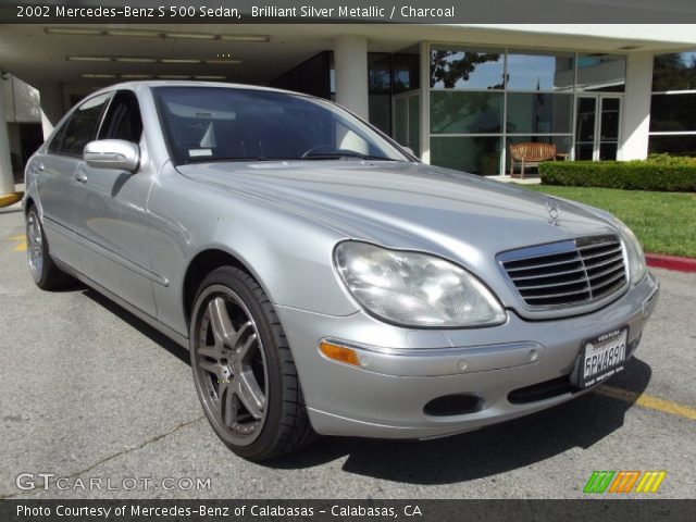 2002 Mercedes-Benz S 500 Sedan in Brilliant Silver Metallic