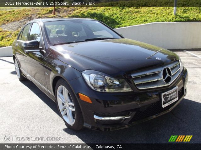 2012 Mercedes-Benz C 250 Sport in Black