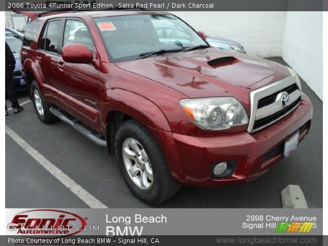 2006 Toyota 4Runner Sport Edition in Salsa Red Pearl