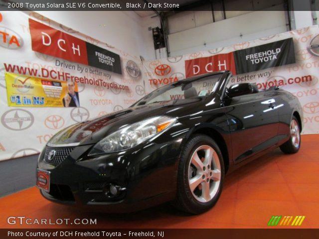 2008 Toyota Solara SLE V6 Convertible in Black