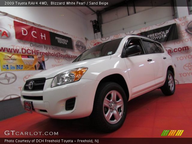 2009 Toyota RAV4 4WD in Blizzard White Pearl