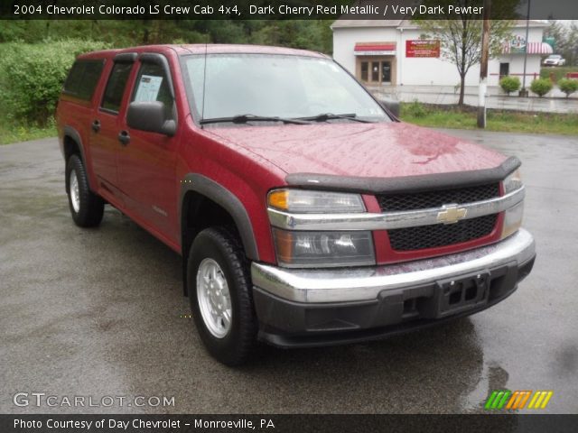 2004 Chevrolet Colorado LS Crew Cab 4x4 in Dark Cherry Red Metallic