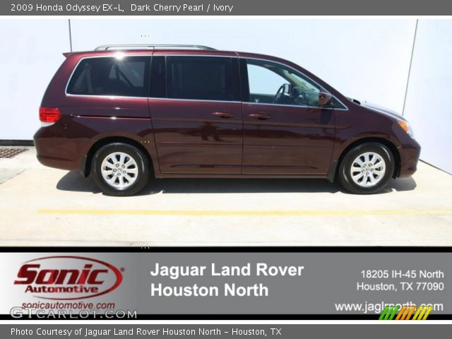 2009 Honda Odyssey EX-L in Dark Cherry Pearl