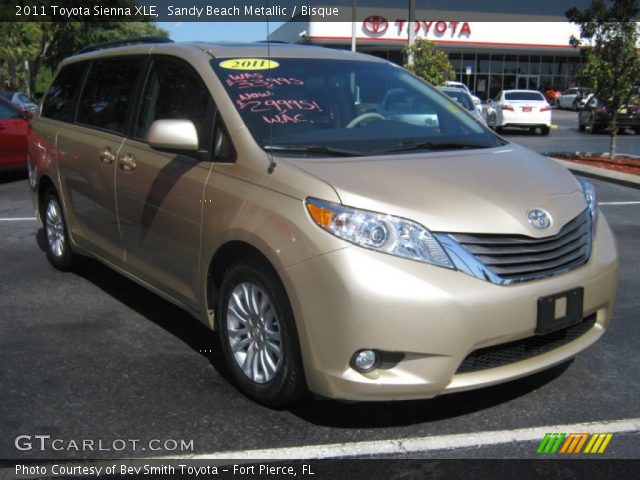 2011 Toyota Sienna XLE in Sandy Beach Metallic
