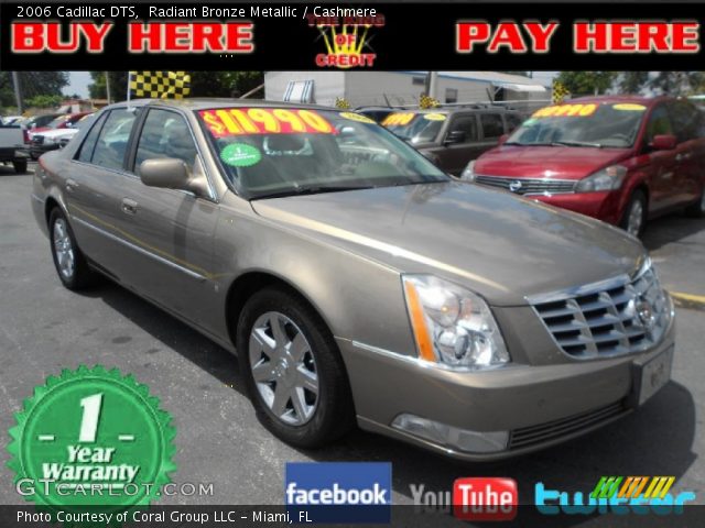 2006 Cadillac DTS  in Radiant Bronze Metallic