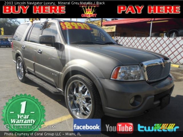 2003 Lincoln Navigator Luxury in Mineral Grey Metallic