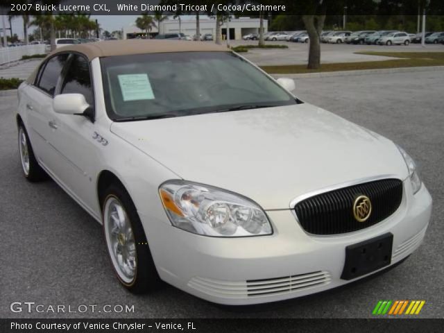 2007 Buick Lucerne CXL in White Diamond Tricoat